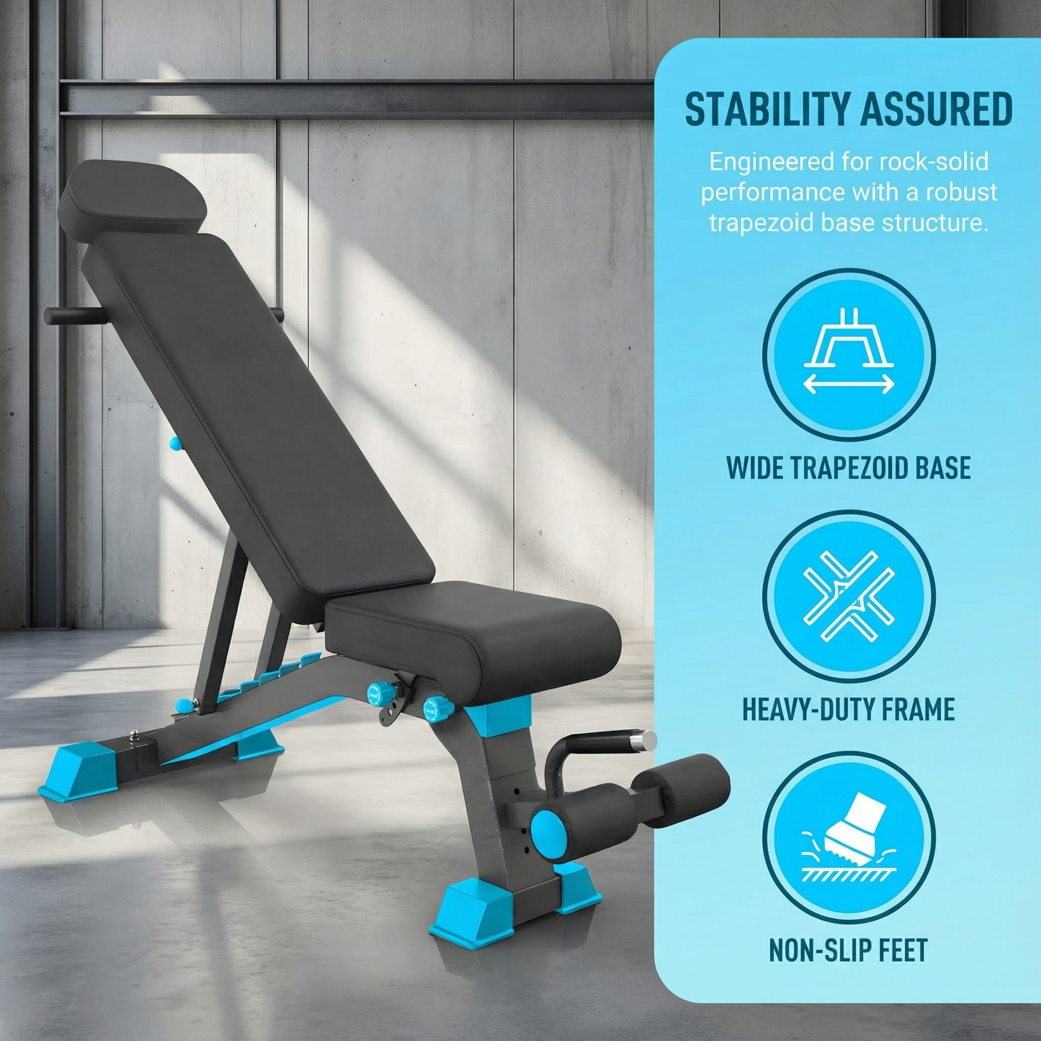 YOUTEN 1300 LB Weight Bench With Headrest Heavy Capacity | 9-4-4 90° Adjustable Incline Decline Exercise Chair for Home Gym More Stable and Durable | Foldable Training Lifting Bench | Dragon Flag Handle for Abdominal Arm Workout 2025 New Version