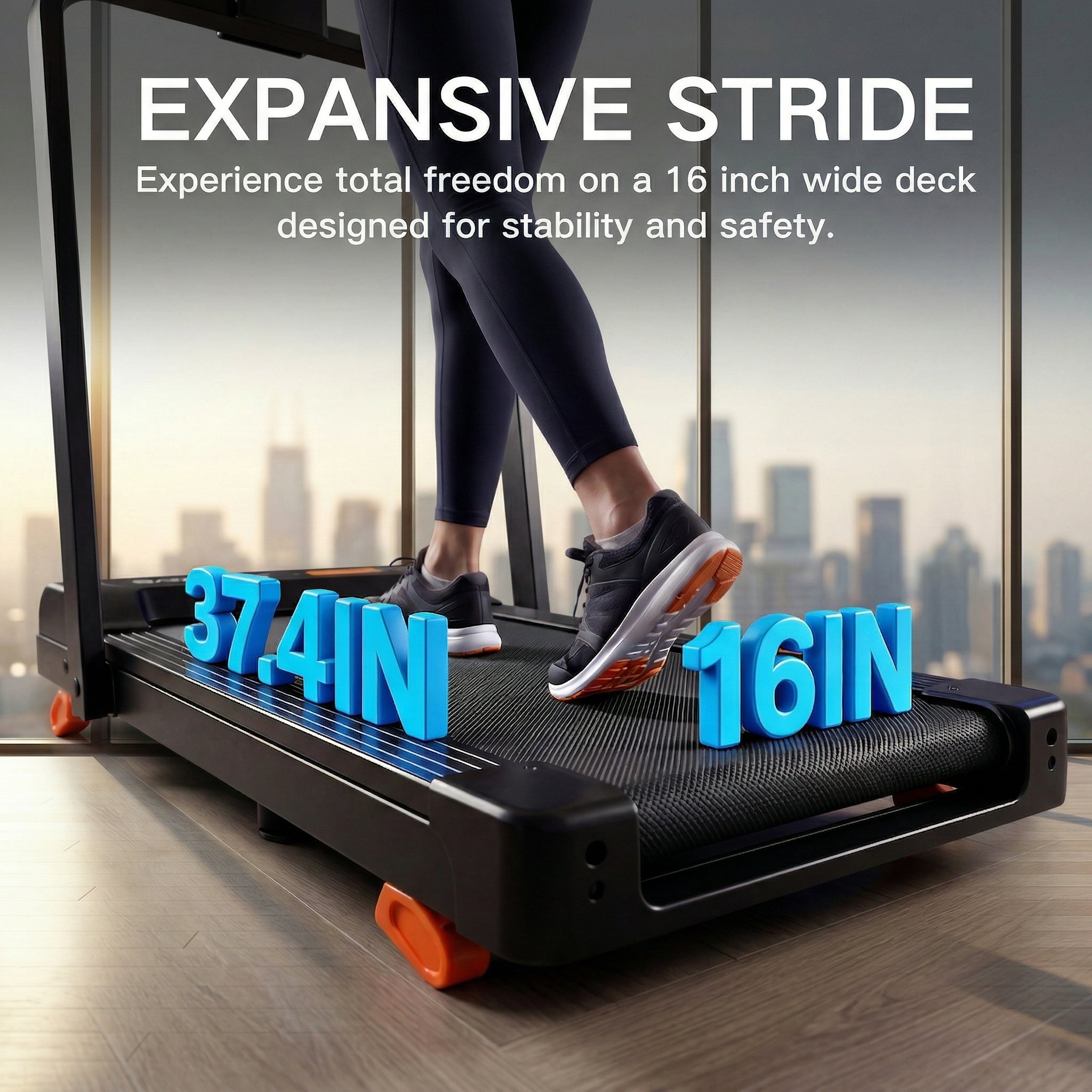 BARWING Foldable Incline Walking Pad