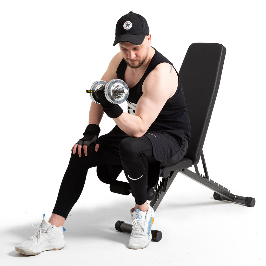 BARWING Adjustable Weight Bench for Home Gym,660LBS Foldable Incline Bench for Full Body Workout Easy Assembly Training Decline Bench