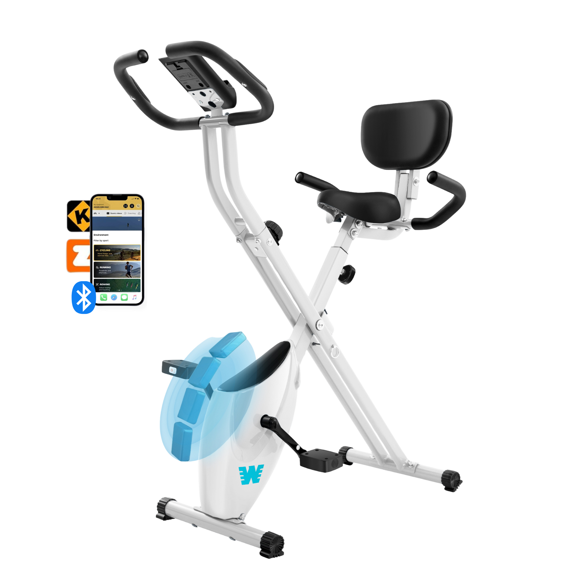 BARWING Stationary Exercise Bike for Home Workout
