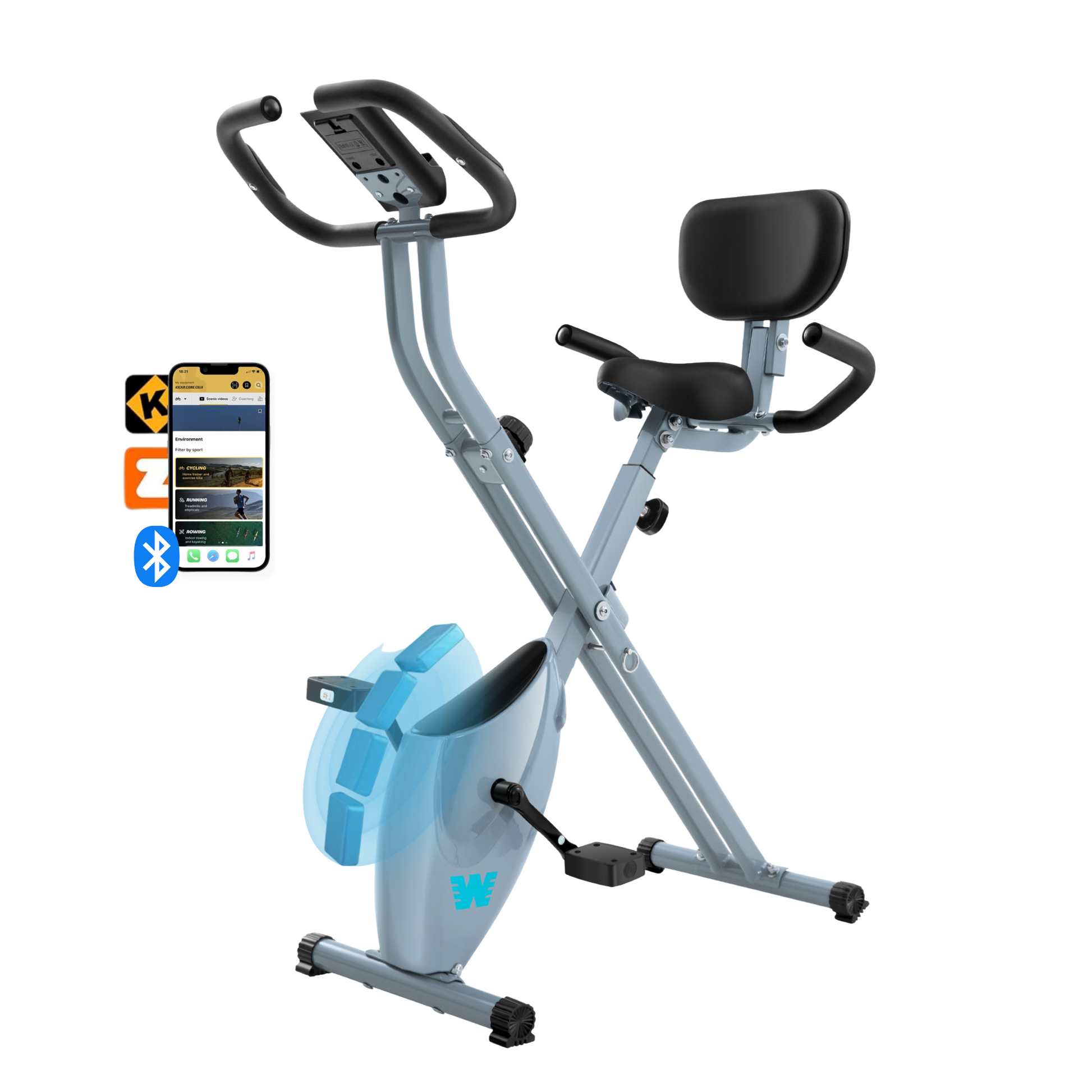 BARWING Stationary Exercise Bike for Home Workout
