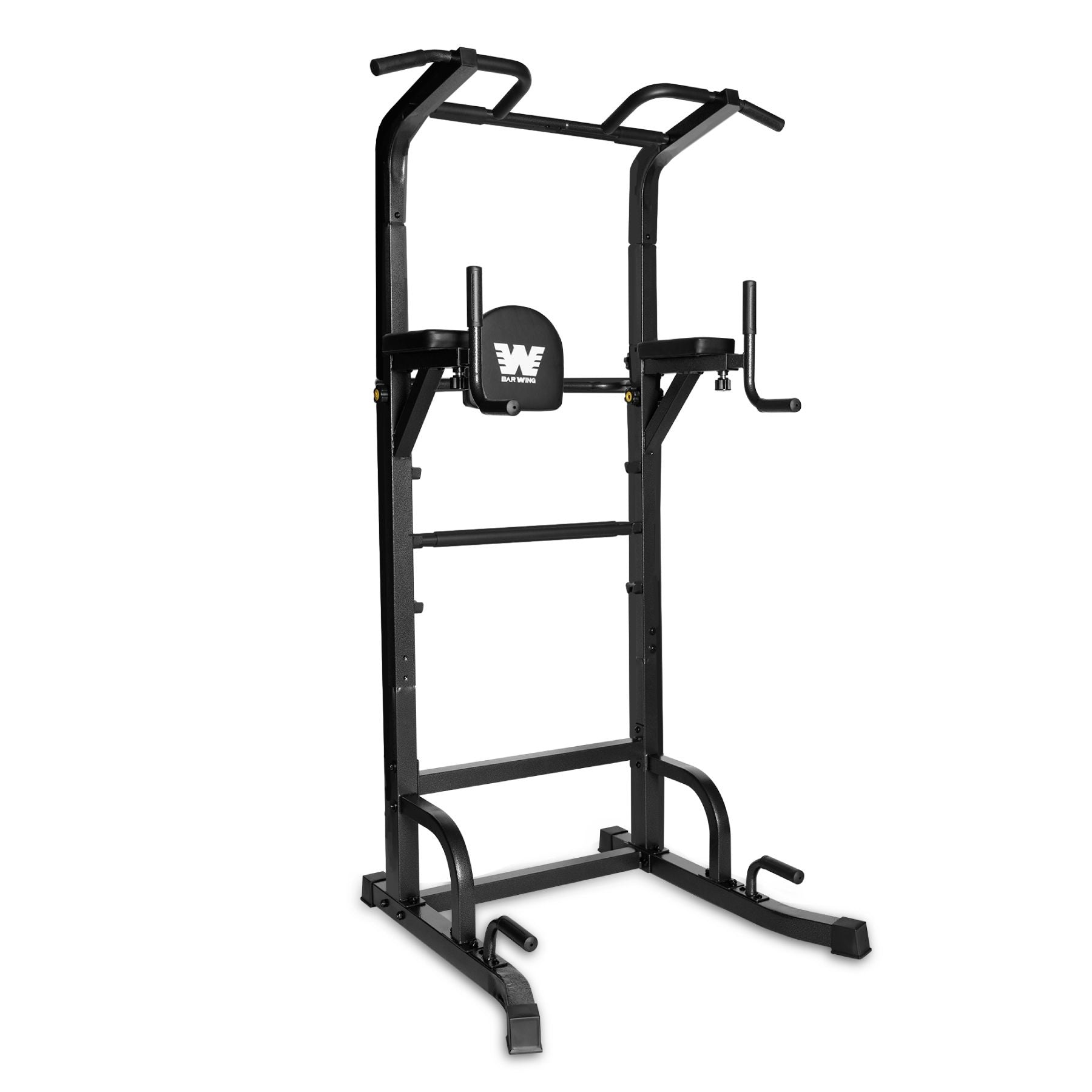 BARWING Power Tower Pull Up Bar Station Adjustable Height Dip Bar Station for Home Gym Strength Training Workout Equipment 550LBS